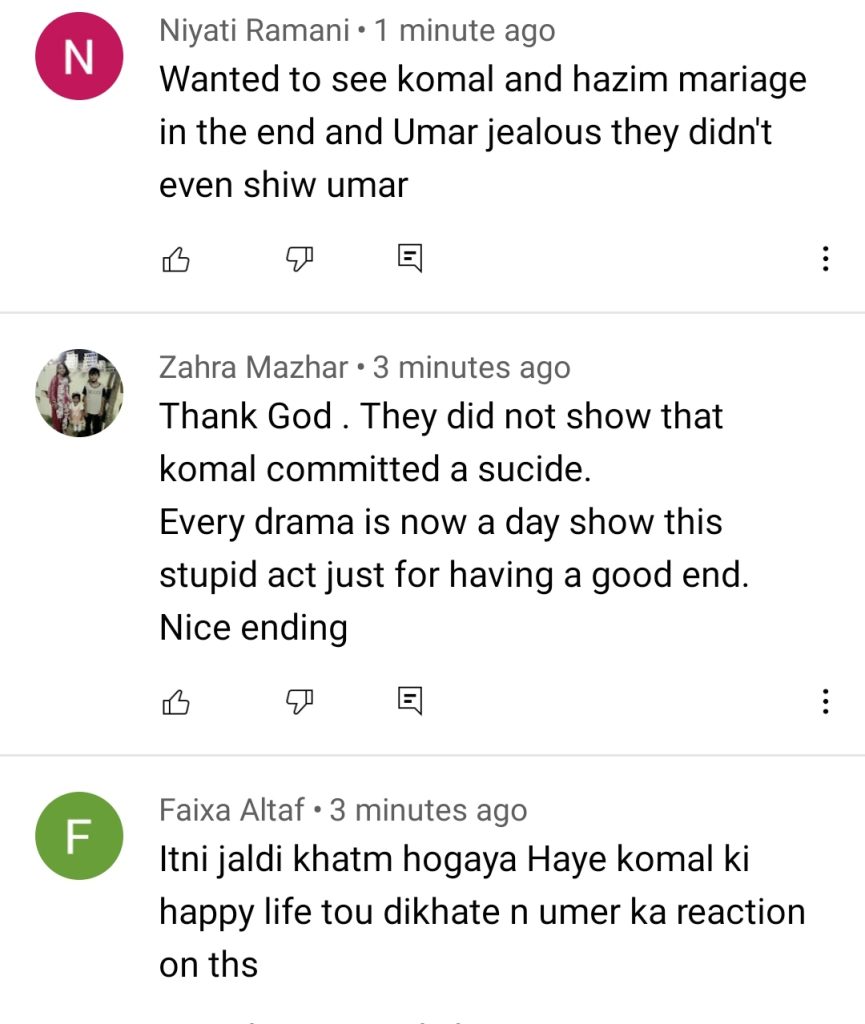 Mohabbat Chor di Maine Last Episode Public Reaction