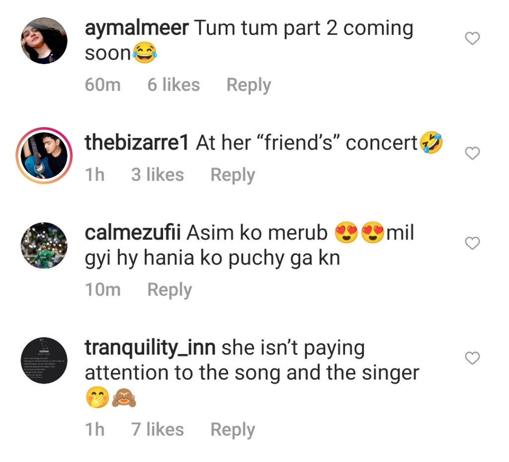 Fans React To Hania Aamir Grooving On Asim Azhar Song