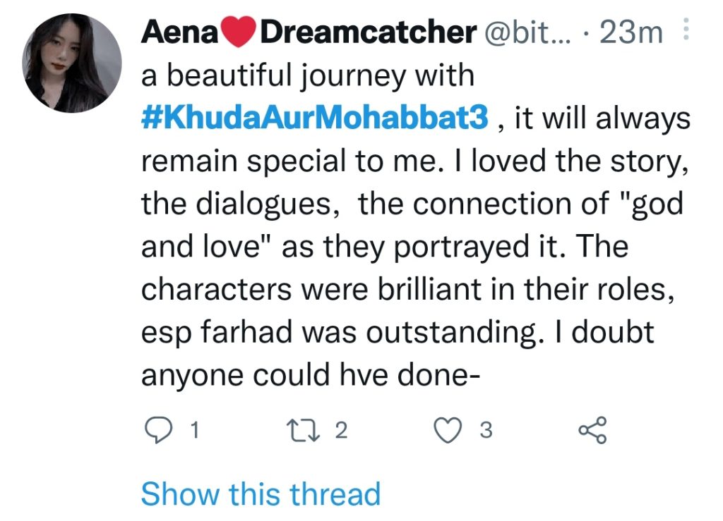 Khuda Aur Mohabbat Last Episode Leaves Public in Tears