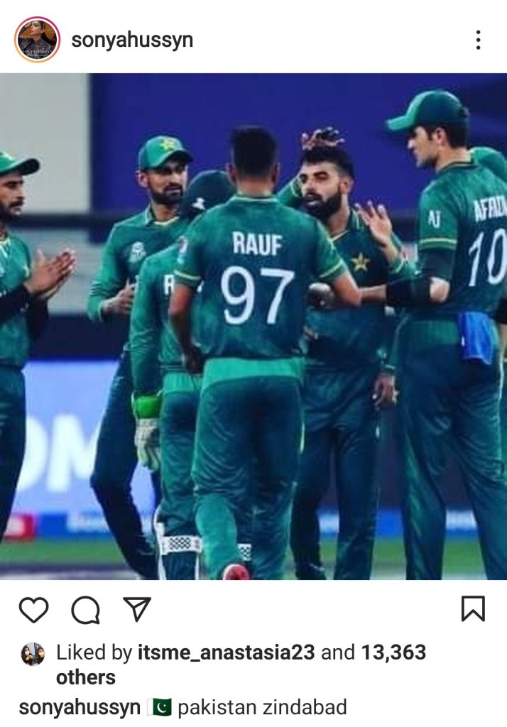 Pakistani Celebrities Supporting Team Pakistan After Recent Defeat