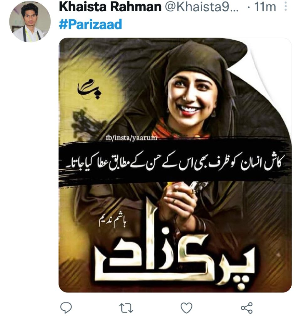 Fans React to Parizaad's Amazing Journey