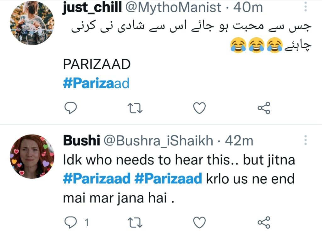 Fans React to Parizaad's Amazing Journey