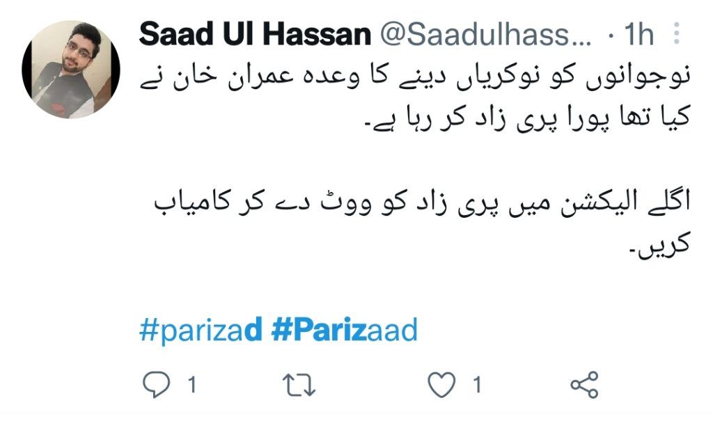 Fans React to Parizaad's Amazing Journey