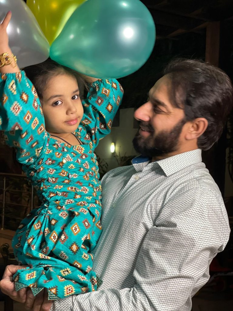 Saeed Ajmal Celebrates Birthday Of His Adorable Daughter