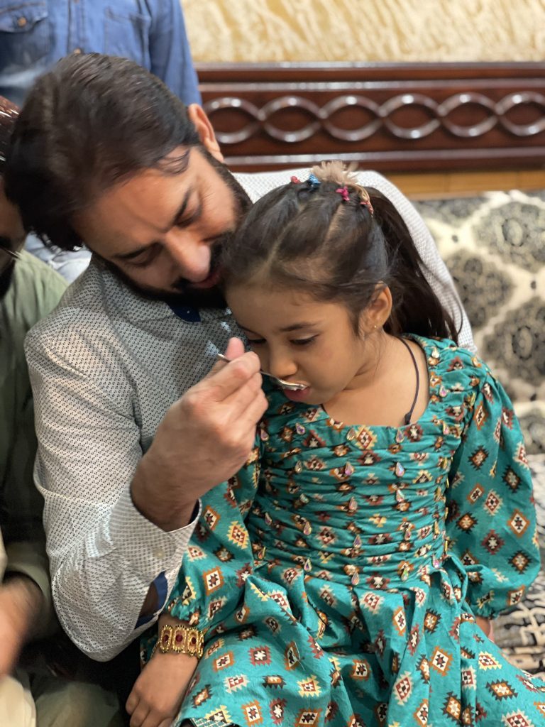 Saeed Ajmal Celebrates Birthday Of His Adorable Daughter