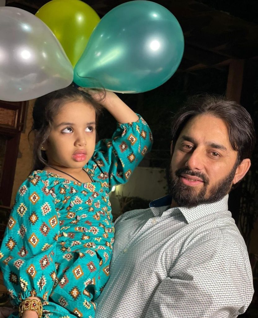 Saeed Ajmal Celebrates Birthday Of His Adorable Daughter