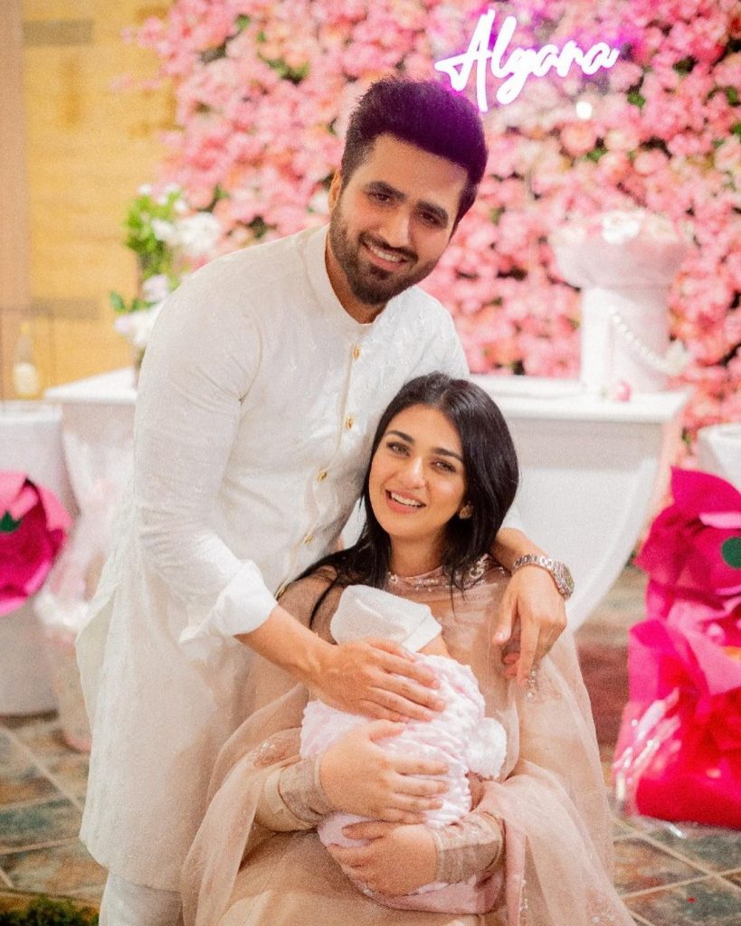 Sarah Khan and Falak Shabir Daughter Aqiqa HD Pictures