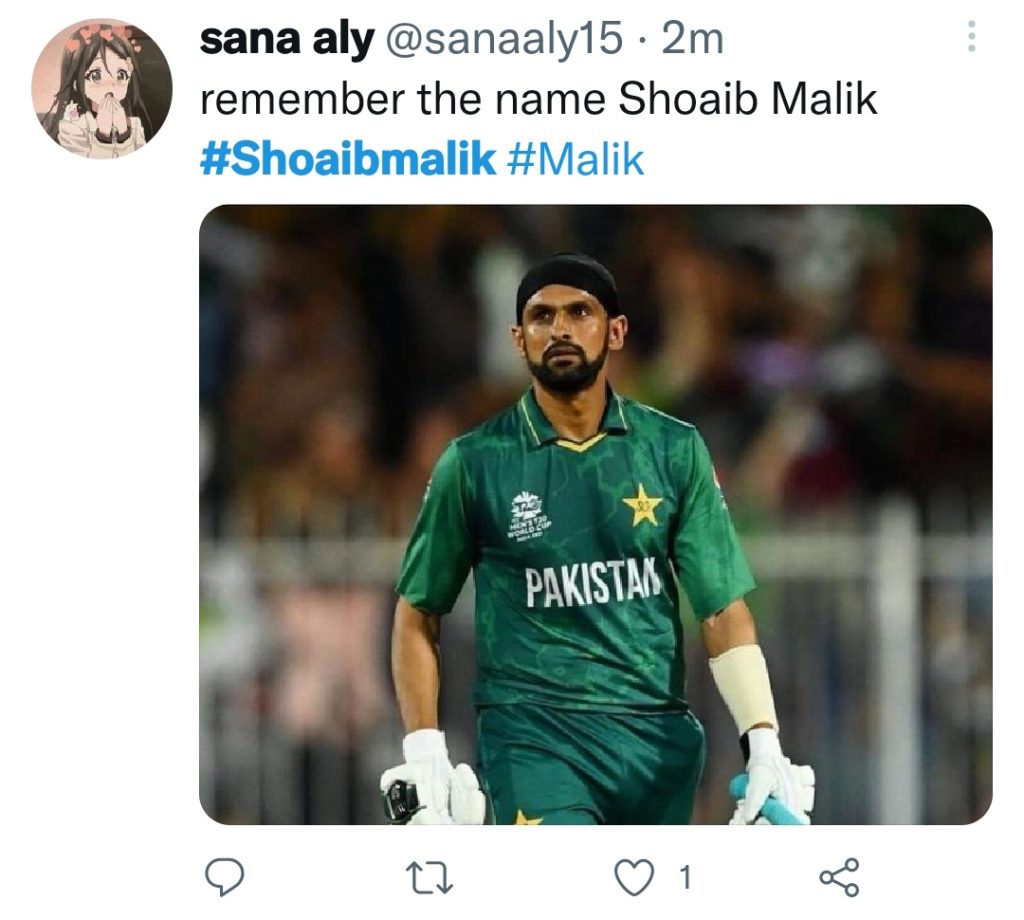 Netizens' Hilarious Tweets On Shoaib Malik's Incredible Performance