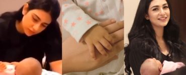 Adorable Pictures And Videos Of Sarah Khan With Her Daughter