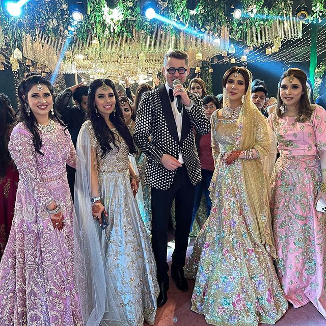 Akcent's Lead Vocalist Adrian Sina Performs At A Wedding In Pakistan