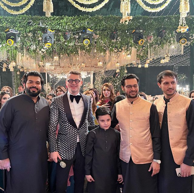 Akcent's Lead Vocalist Adrian Sina Performs At A Wedding In Pakistan