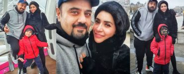 Ahmed Ali Butt And Fatima Khan Enjoying Winter In London