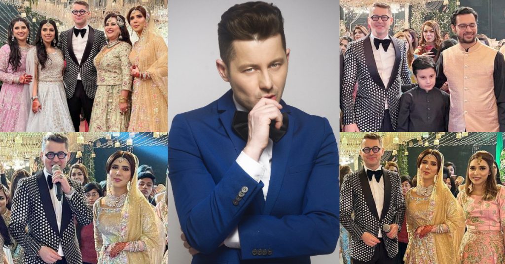 Akcent's Lead Vocalist Adrian Sina Performs At A Wedding In Pakistan