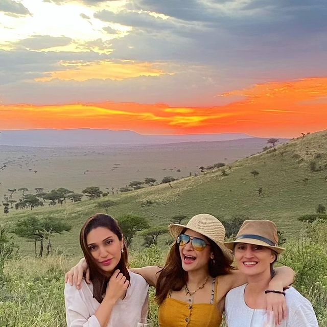 Ayesha Omar Vacationing With Friends In Tanzania