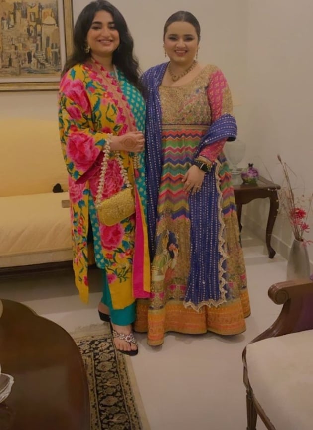 Faiza Saleem Spotted At A Wedding Event With Her Husband