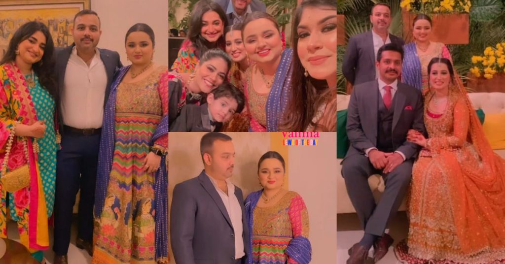 Faiza Saleem Spotted At A Wedding Event With Her Husband