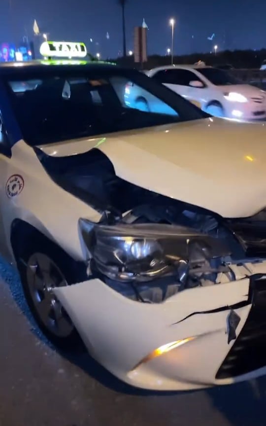 Faysal Quraishi Escapes A Car Accident In Dubai
