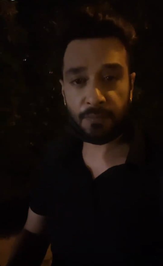 Faysal Quraishi Escapes A Car Accident In Dubai