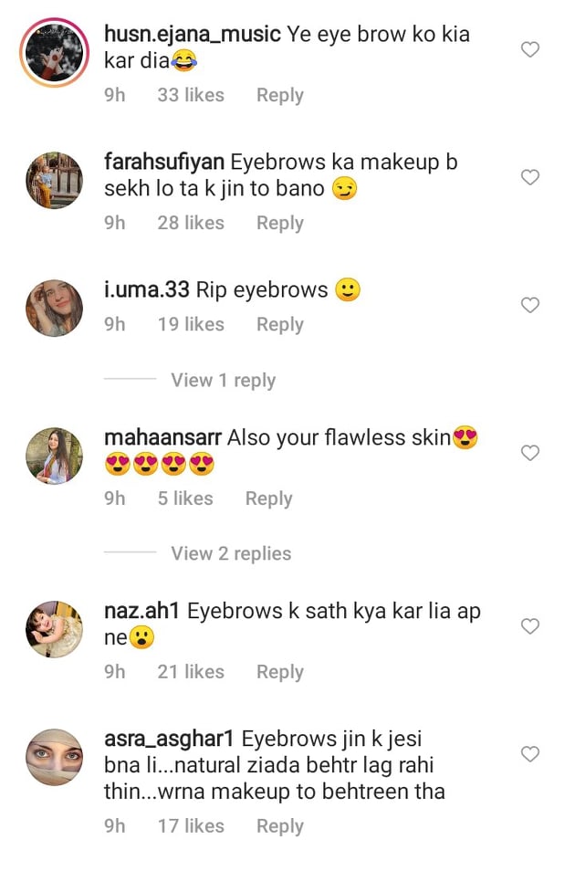 Netizens Criticize Hina Altaf's Makeup Skills