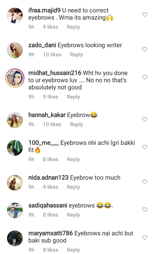 Netizens Criticize Hina Altaf's Makeup Skills