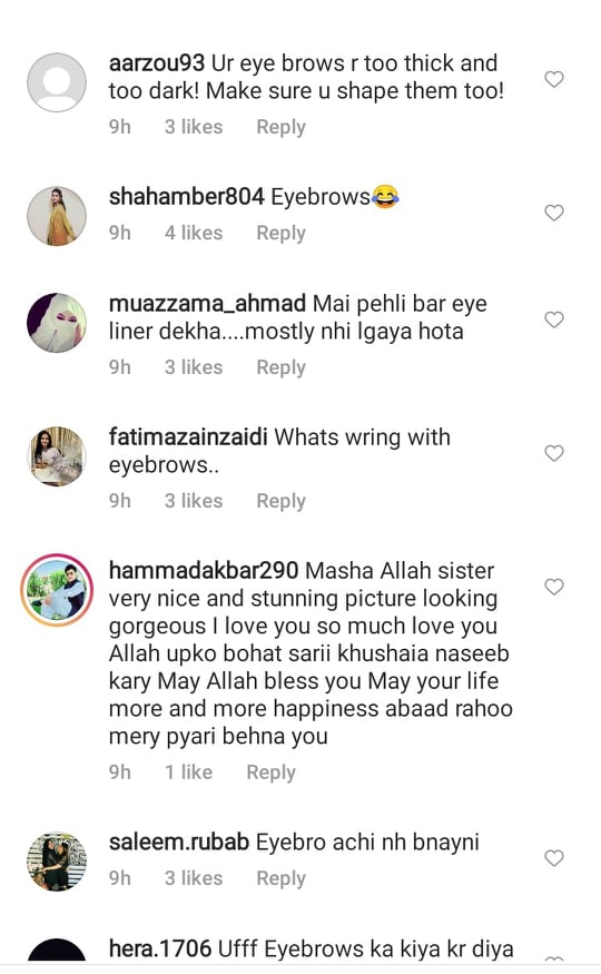 Netizens Criticize Hina Altaf's Makeup Skills