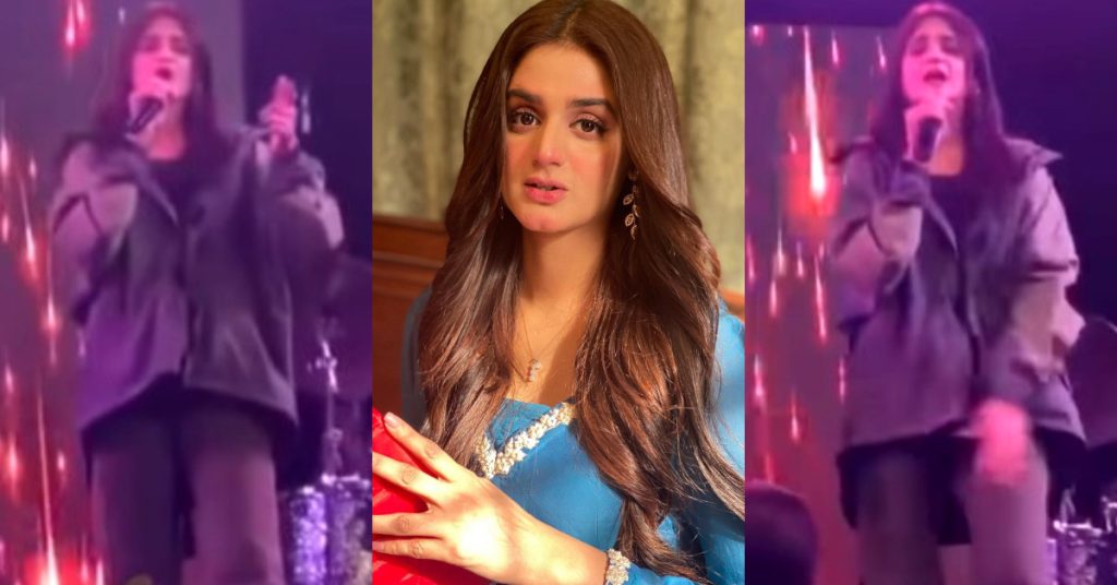 People Are Making Fun Of Hira Mani's Singing At A Concert
