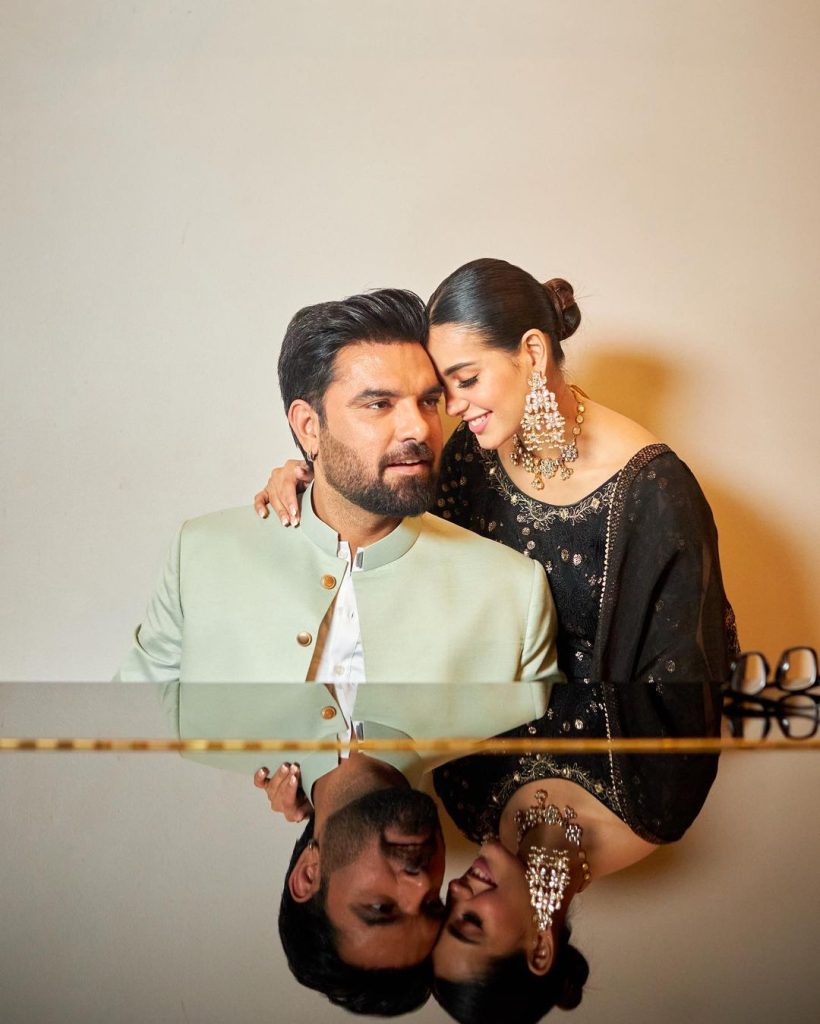Adorable Latest Clicks Of Iqra Aziz And Yasir Hussain