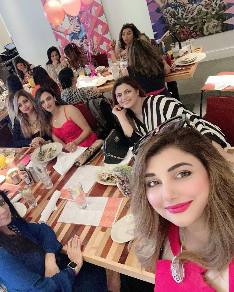 Javeria Saud Celebrating Her Friend's Birthday In Dallas, America