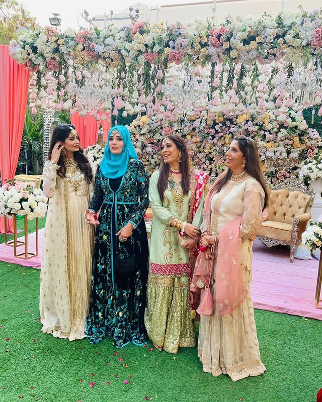 Madiha Iftikhar With Family At Recent Wedding Events