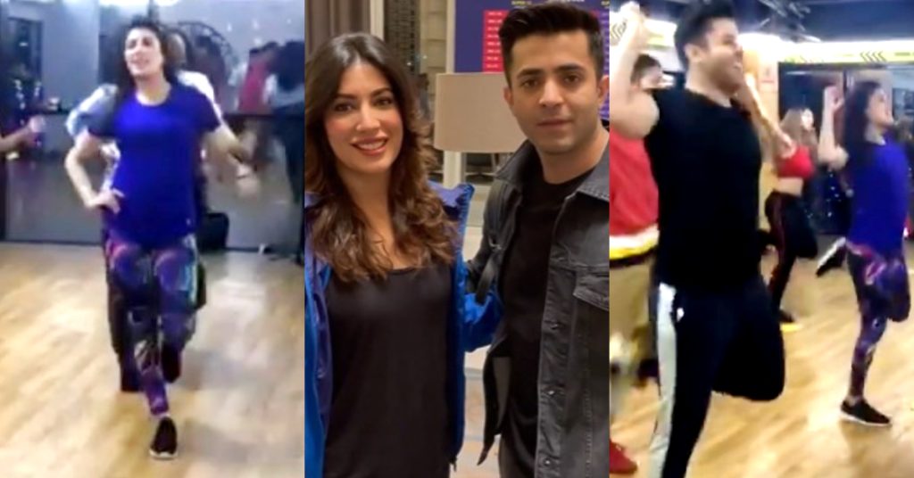 Mehwish Hayat And Sheheryar Munawar Dance Rehearsals For PISA'21