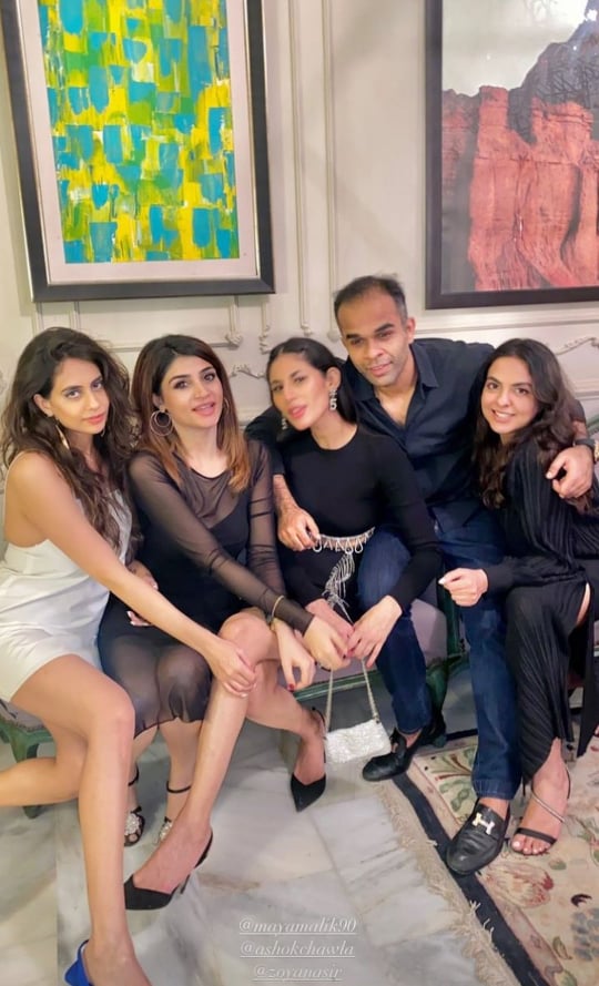 Celebrities Spotted At Omayr Waqar's Birthday Party
