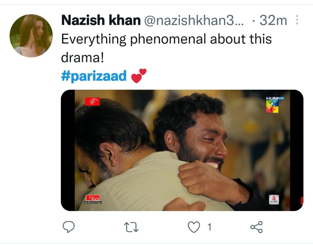 Parizaad Episode 17 Gets Mind Blowing Response From Public