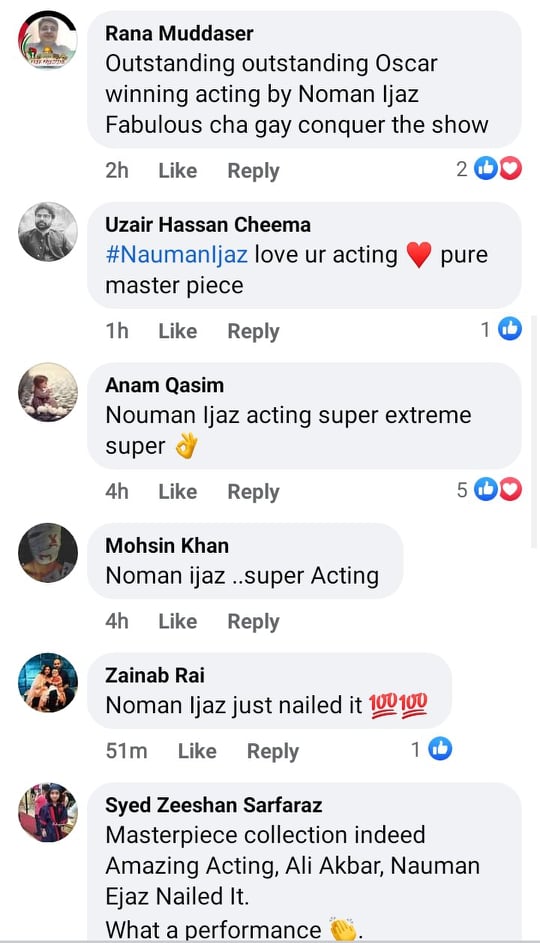 Netizens Praise Noman Ijaz's Fascinating Performance In Parizaad