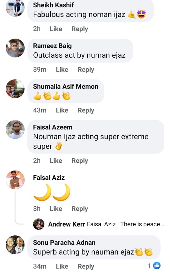 Netizens Praise Noman Ijaz's Fascinating Performance In Parizaad