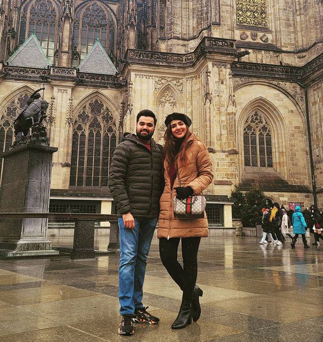 Rabab Hashim Exploring Prague With Husband