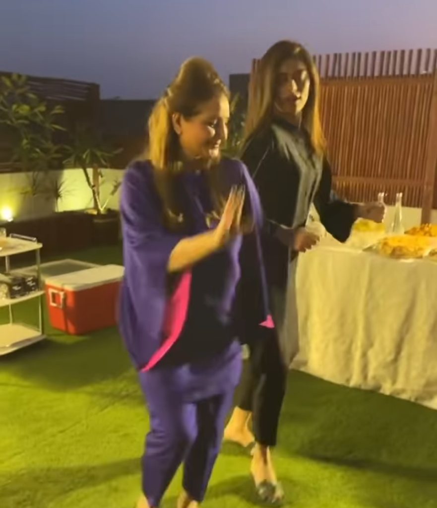 Sadaf Kanwal Shakes Leg With Mother-in-Law Safina Behroz