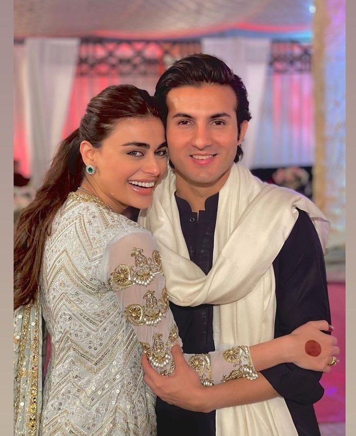 Sadaf Kanwal And Shahroz Sabzwari At Their Cousin's Wedding Event