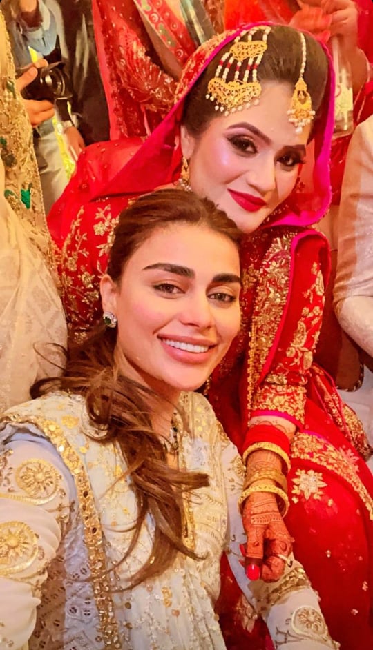 Sadaf Kanwal And Shahroz Sabzwari At Their Cousin's Wedding Event