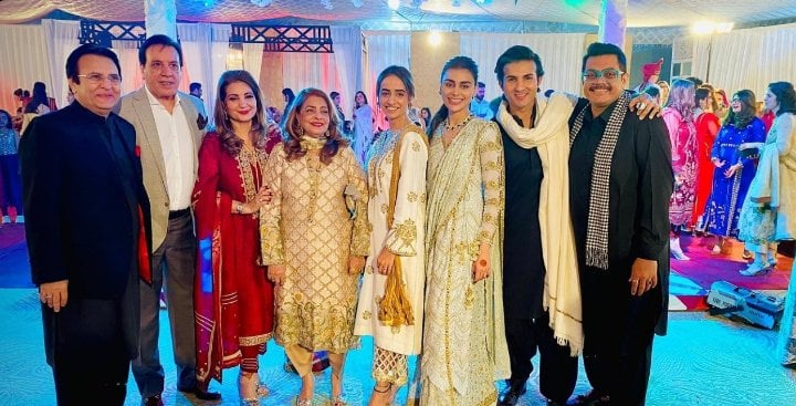 Sadaf Kanwal And Shahroz Sabzwari At Their Cousin's Wedding Event