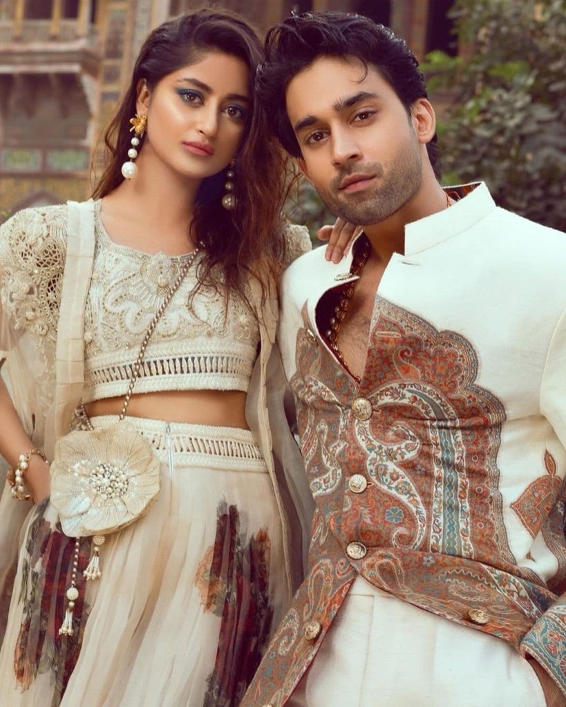 Fiery Photoshoot Of Sajal Aly And Bilal Abbas