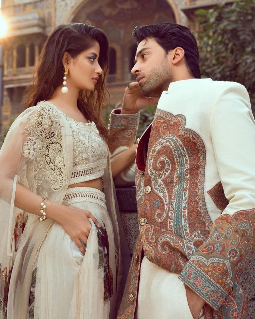 Fiery Photoshoot Of Sajal Aly And Bilal Abbas