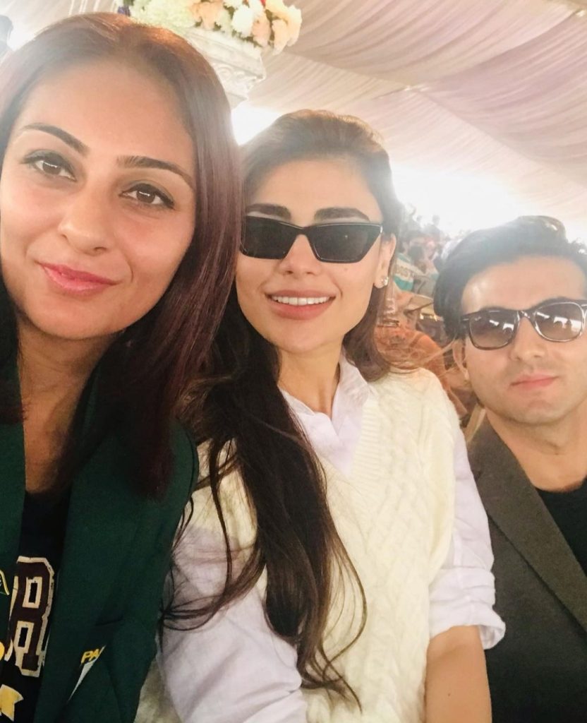 Sadaf Kanwal, Shahroz Sabzwari, And Shehzad Roy Spotted At A Recent Event