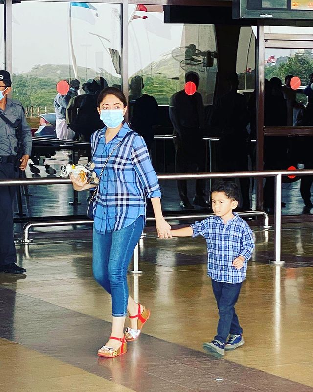 Sharmila Faruqui Vacationing With Husband And Son In Dubai