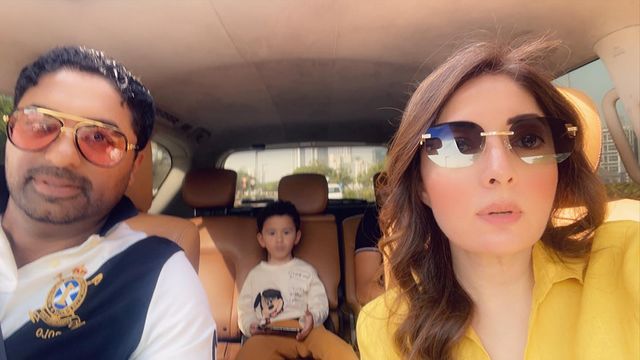 Sharmila Faruqui Vacationing With Husband And Son In Dubai