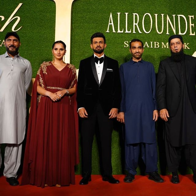 Celebrities Spotted At Shoaib Malik And Sania Mirza's Fragrance Launch By J.