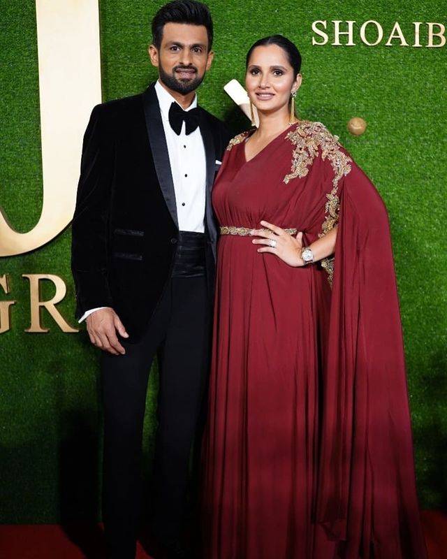 Celebrities Spotted At Shoaib Malik And Sania Mirza's Fragrance Launch By J.