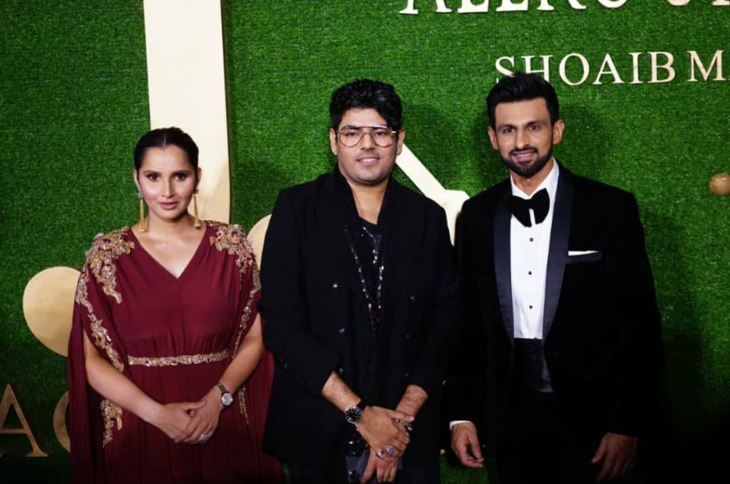 Celebrities Spotted At Shoaib Malik And Sania Mirza's Fragrance Launch By J.