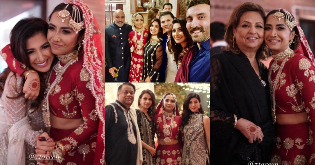 Zara Tareen And Faran Tahir's Wedding Pictures