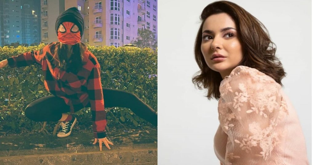 Public Reacts to Hania Aamir Donning Spider Man Attire