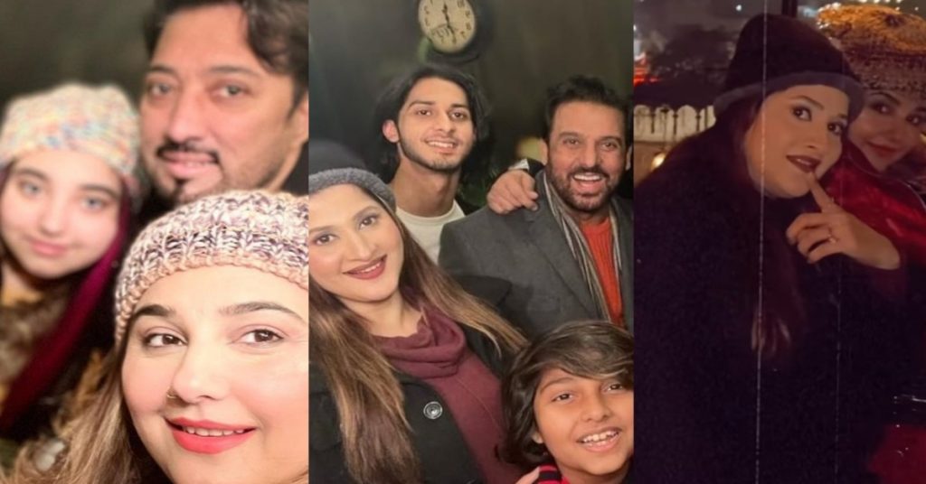 Javeria Saud & Sahiba Rambo Families Spotted Together